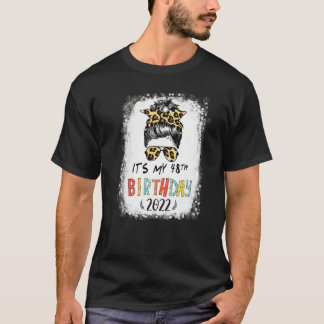 Camiseta É a minha 48ª garota leopardo do aniversário, Mens