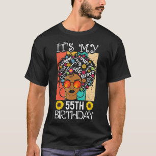 Camiseta É a minha 55.ª mulher negra africana americana do 