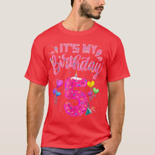 Camiseta É A Minha 5 de Aniversário Feliz Noivado De 5 Anos