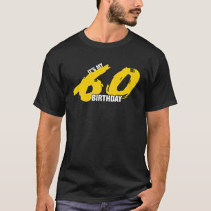 Camiseta É a minha 60ª Celebração de Design Gráfico T de An