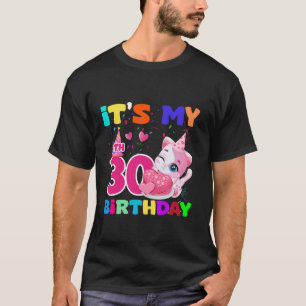 Camiseta É a minha aniversário de 30 anos, gata gata de 30