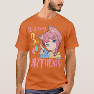Camiseta É a minha aniversário de 3 anos de Aniversário de