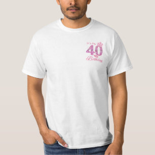Camiseta É a minha aniversário de 40 anos Rainha dos 40 ano