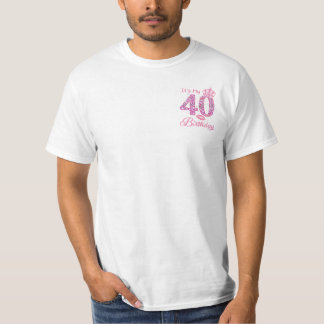 Camiseta É a minha aniversário de 40 anos Rainha dos 40 ano