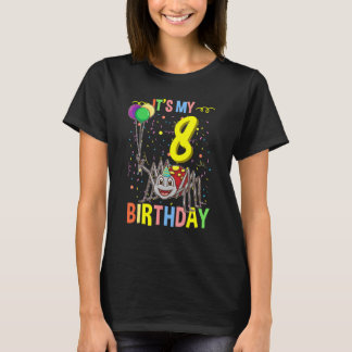 Camiseta É a minha aranha de aniversário