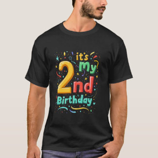 Camiseta É a minha celebração de segundo aniversário