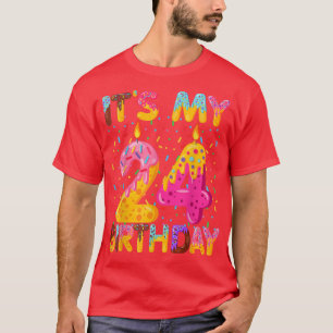 Camiseta É a minha doce Rosquinha de 24 anos de aniversário