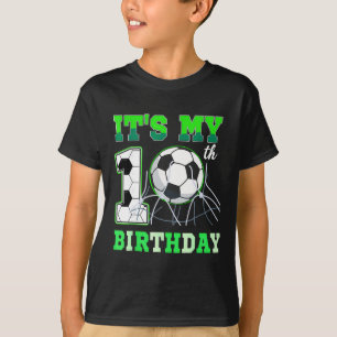 Camiseta É a minha festa de 10 anos de futebol