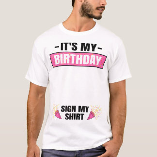 Camiseta É A Minha Festa de aniversário, As Meninas Bonitas