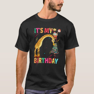 Camiseta É a minha Festa de aniversário de aniversário Gira