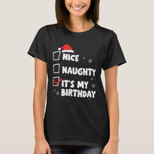 Camiseta É a minha festa de Natal