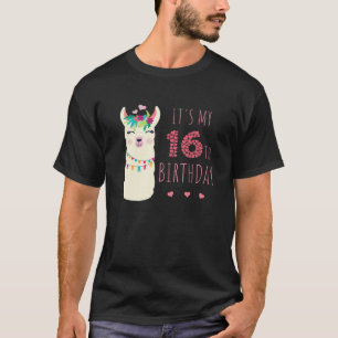 Camiseta É a minha garota de 16 de aniversário de 16 anos