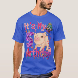 Camiseta É A Minha Garota De Aniversário, Porco, Meninas De