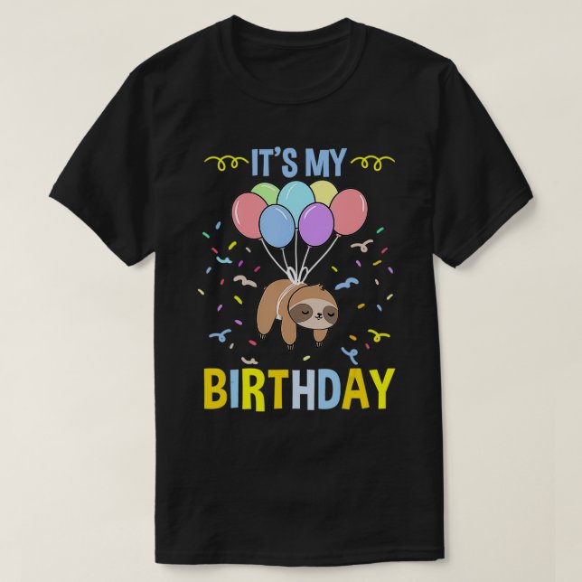 Camiseta É A Minha Lama De Aniversário (Frente do Design)
