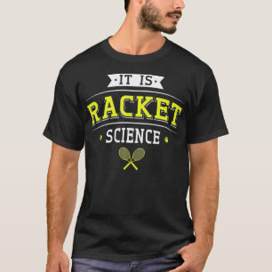 Camiseta É a Racket Science Funny Tênis Player Tênis