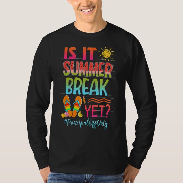 Camiseta É A Summer Break, Ainda Principal, Do Duty Summer  (Frente)