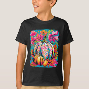 Camiseta É a Temporada Abóbora Outono Queda Por Todos Folha