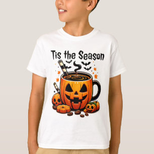 Camiseta É a Temporada de Halloween Abobrinha de especiaria