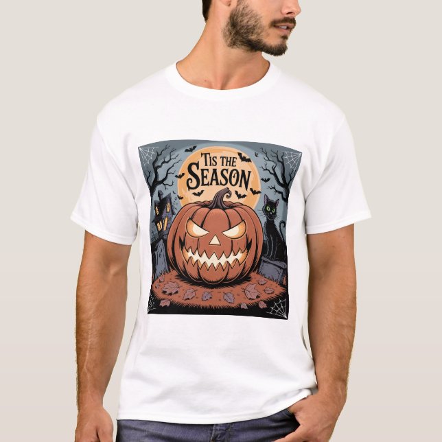 Camiseta É a Temporada do Halloween (Frente)