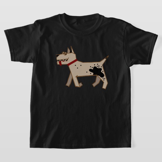 Camiseta É a vida de um cão duro (Postura )