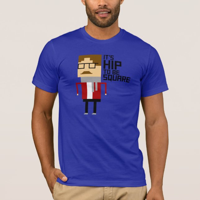 Camiseta É anca ser quadrado (Frente)