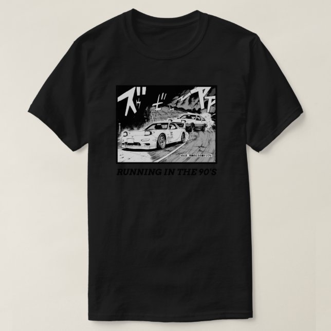 Camiseta E:\AnhgocUpZZ\Initial Mangá Em Execução Na Década  (Frente do Design)