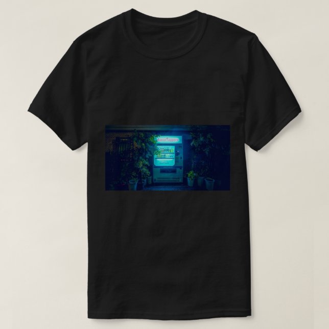 Camiseta E:\AnhgocUpZZ\Japanese Máquina De Vendação No Meio (Frente do Design)