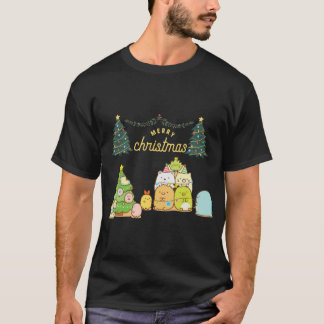 Camiseta E:\AnhgocUpZZ\Sumikko gurashi feliz Natal hig