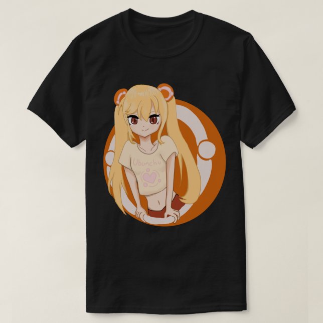 Camiseta E:\AnhgocUpZZ\Ubuntu-chan .png (Frente do Design)