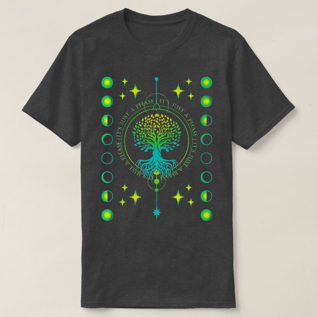 Camiseta É Apenas Fases Da Lua Totais Solares Astronomia Ec (Frente do Design)