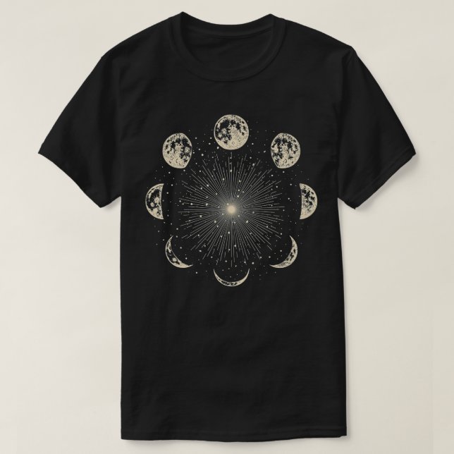 Camiseta É apenas uma fase da astronomia da lua lunar (Frente do Design)