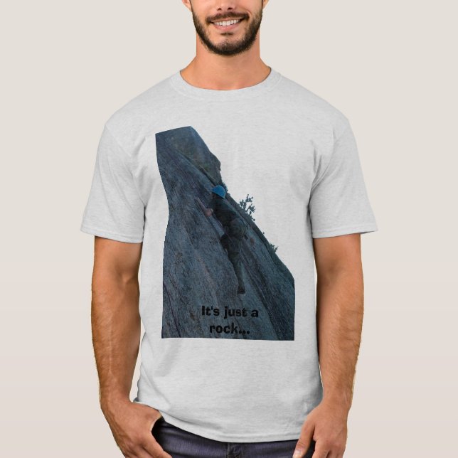 Camiseta É apenas uma rocha (Frente)