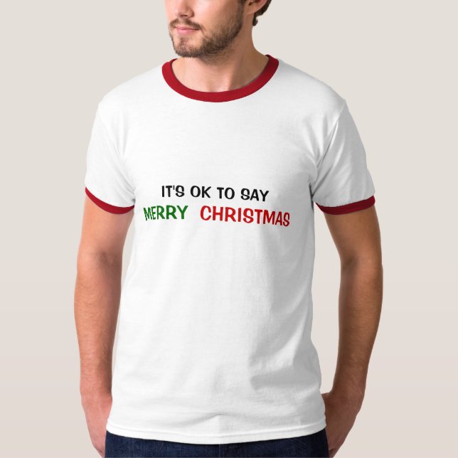 CAMISETA É APROVADO DIZER O FELIZ NATAL (Frente)