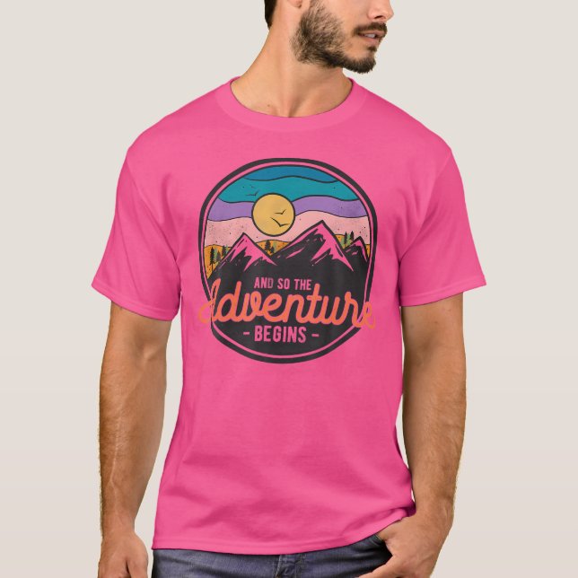 Camiseta E Assim A Aventura Começa A Aventura - Caminho - C (Frente)