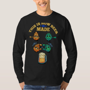 Camiseta É Assim Que A Cerveja É Feita Com Artesanato De Sa