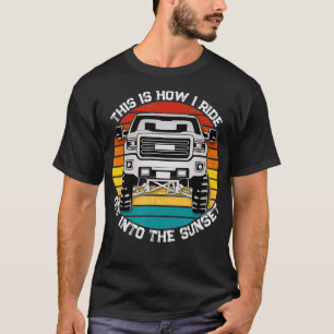 Camiseta É assim que eu dirijo para o pôr do sol.
