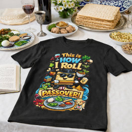 Camiseta É assim que eu faço no Pessach Tapete de Matzah En