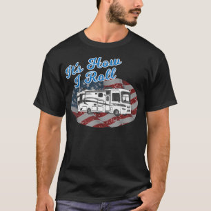 Camiseta É assim que eu faço o acampamento RV Fla