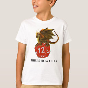Camiseta É assim que eu faço o Dragon Dice