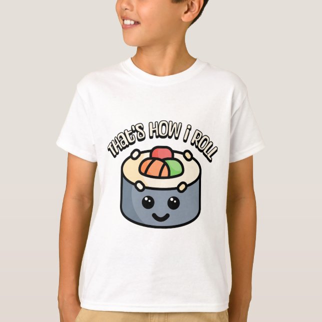 Camiseta É assim que eu faço! Um desenho animado e punny su (Frente)