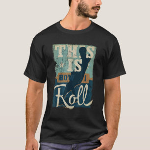Camiseta é assim que eu faço um skate de roda flutuante