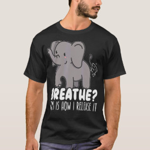 Camiseta É Assim Que Eu Lanço O Elefante Fart Zoo Animal