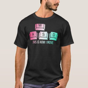 Camiseta É Assim Que Eu Mover Teclas Do Computador Do Tecla