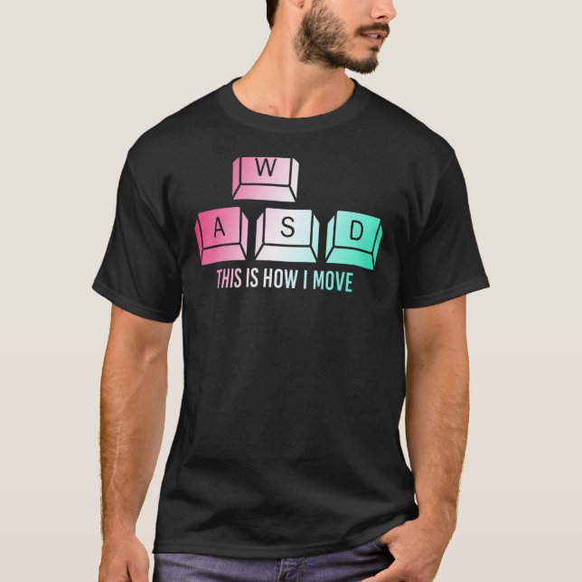 Camiseta É Assim Que Eu Mover Teclas Do Computador Do Tecla (Frente)