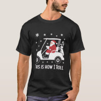 É assim que eu rodo Papai Noel engraçado andando d