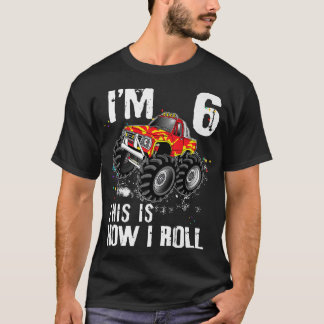 Camiseta É Assim Que Eu Rolo Caminhão Monstro 6 Anos 6 Birt