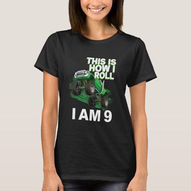 Camiseta É assim que eu rolo eu sou 9 (Frente)