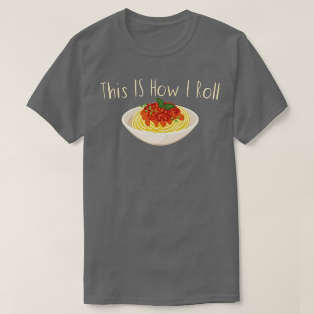 Camiseta É Assim Que Eu Rolo Massas (Frente do Design)