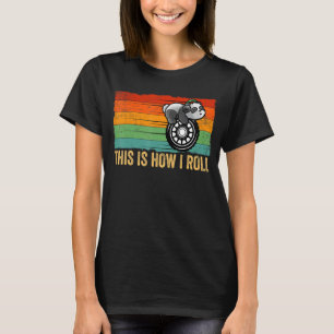 Camiseta É Assim Que Eu Rolo O Zoo Animal Panda Bear 4
