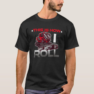 Camiseta É assim que eu rolo snow groomer pistenbully inver